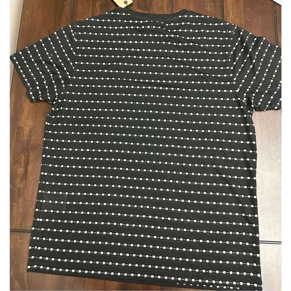 NWT Soulland - Fernell T-shirt with Embroidered Dots - BLACK / WHITE - Picture 4 of 7